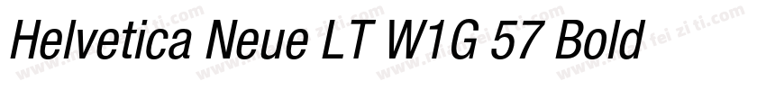 Helvetica Neue LT W1G 57 Bold conde字体转换